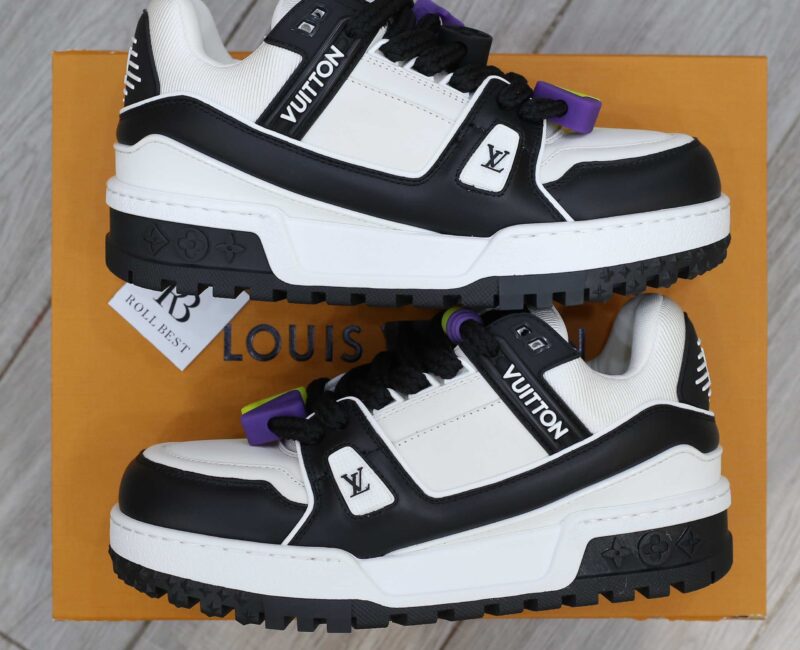 Giày Louis Vuitton Trainer Maxi Black Best Quality