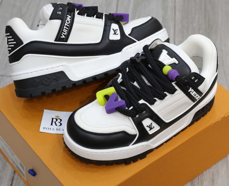 Giày Louis Vuitton Trainer Maxi Black Best Quality