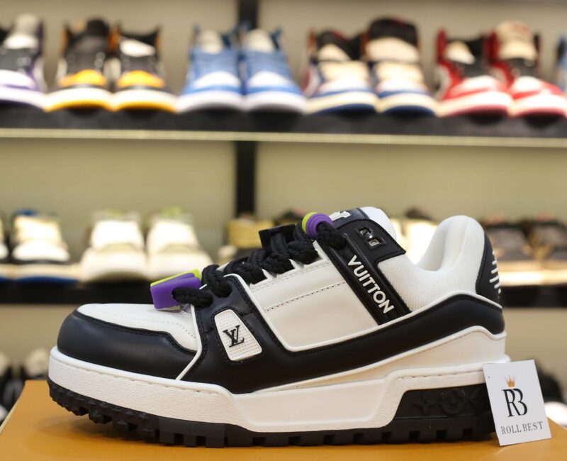 Giày Louis Vuitton Trainer Maxi Black Best Quality
