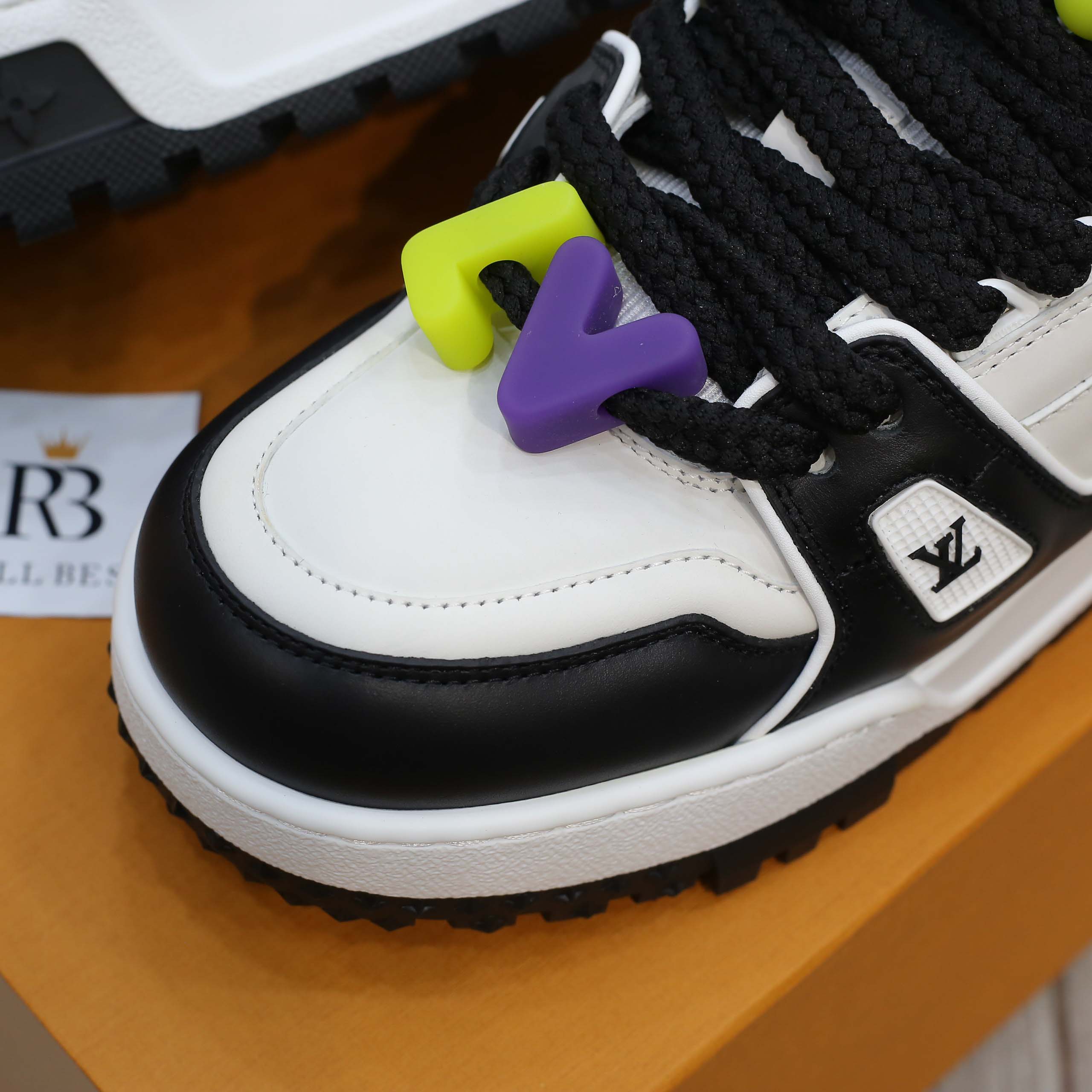 Giày Louis Vuitton Trainer Maxi Black Best Quality