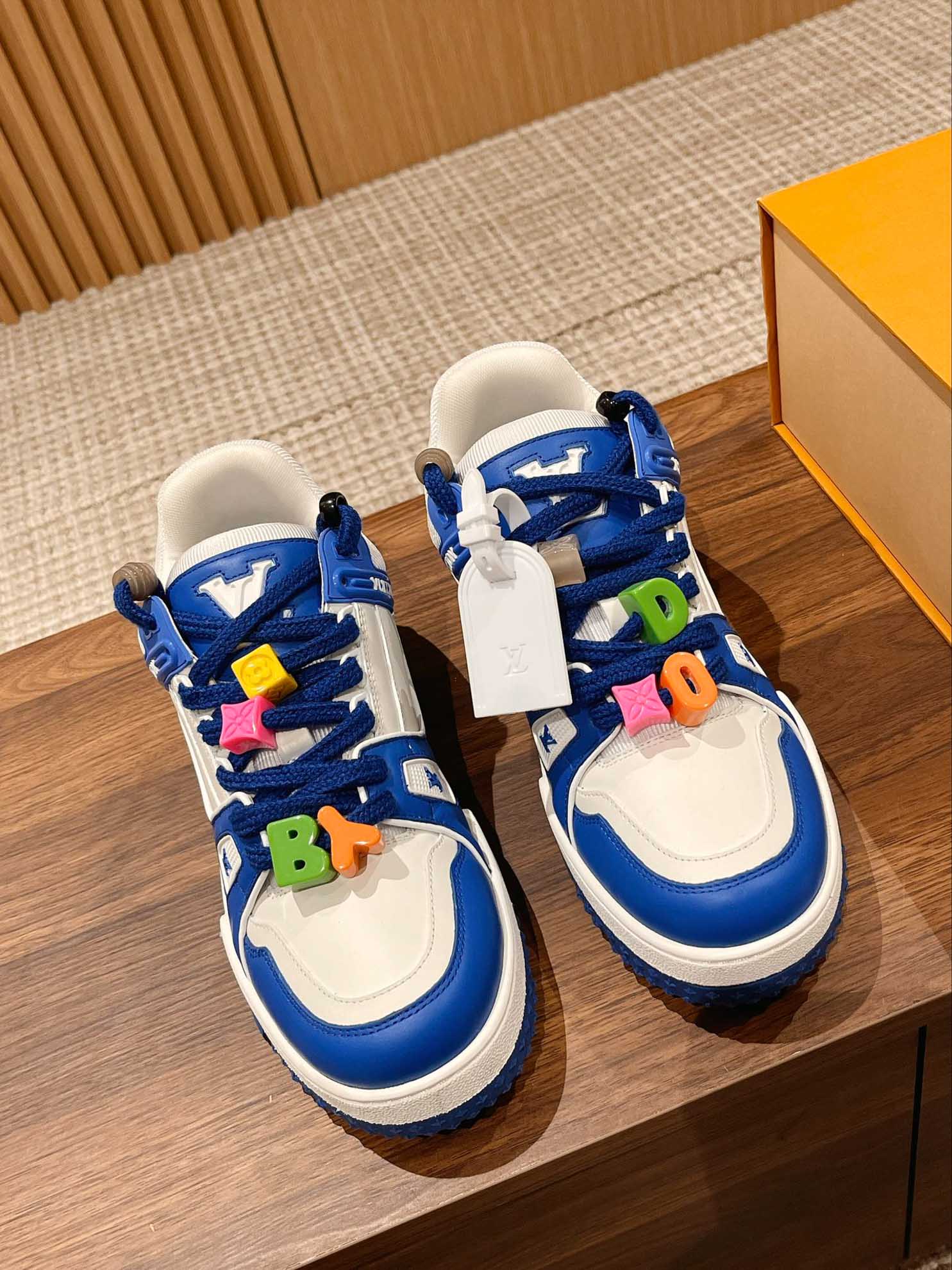 Giày Louis Vuitton Trainer Maxi Black Best Quality