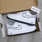 Giày Nike Air Force 1 ’07 Low ‘White Black Outline Swoosh’ Best Quality
