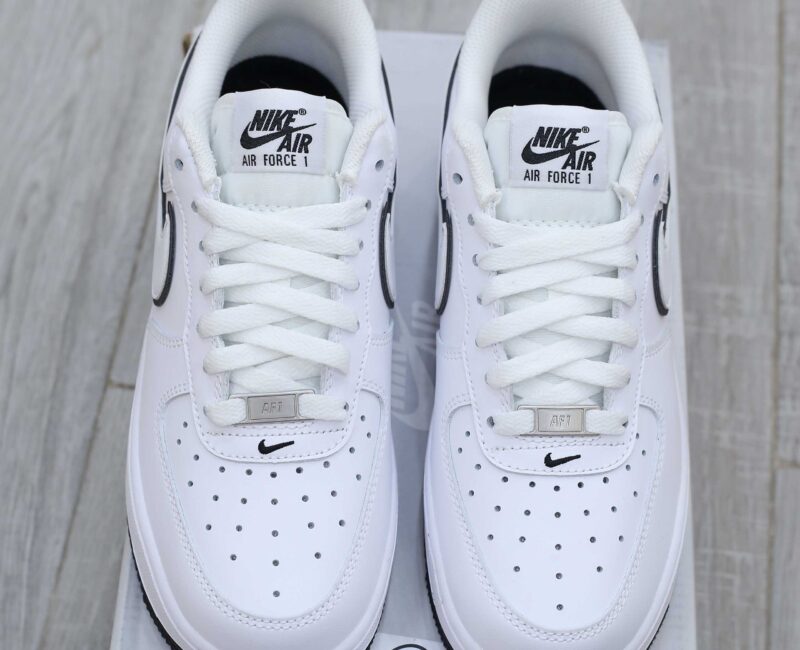 Giày Nike Air Force 1 ’07 Low ‘White Black Outline Swoosh’ Best Quality