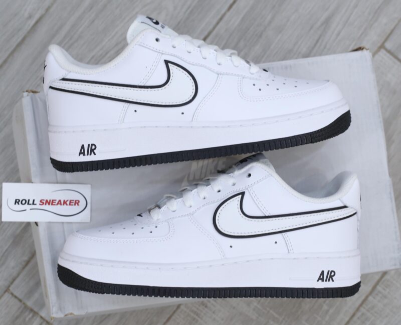 Giày Nike Air Force 1 ’07 Low ‘White Black Outline Swoosh’ Best Quality
