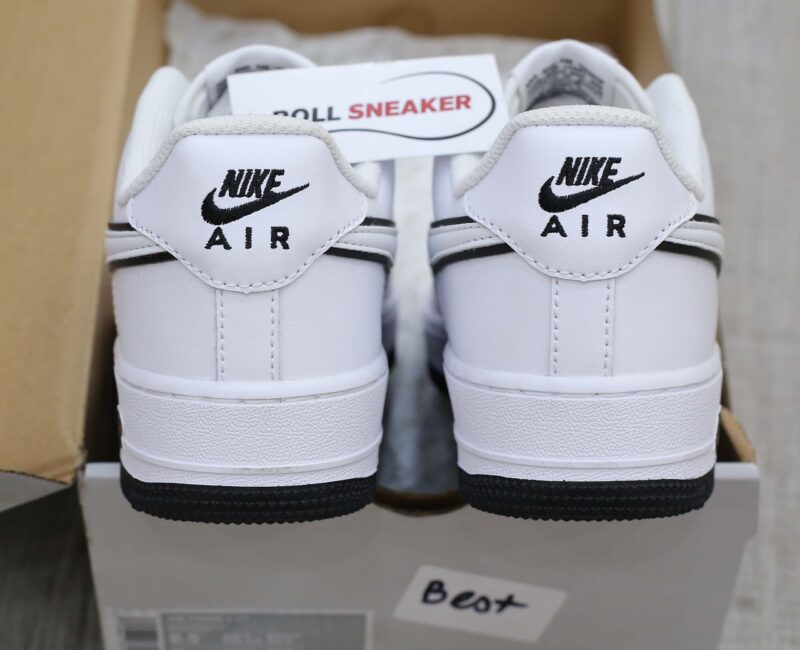 Giày Nike Air Force 1 ’07 Low ‘White Black Outline Swoosh’ Best Quality