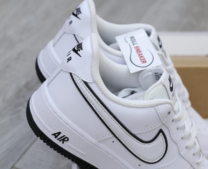 Giày Nike Air Force 1 ’07 Low ‘White Black Outline Swoosh’ Best Quality