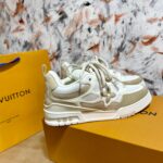 Louis Vuitton LV Skate Sneaker Beige White Best Quality