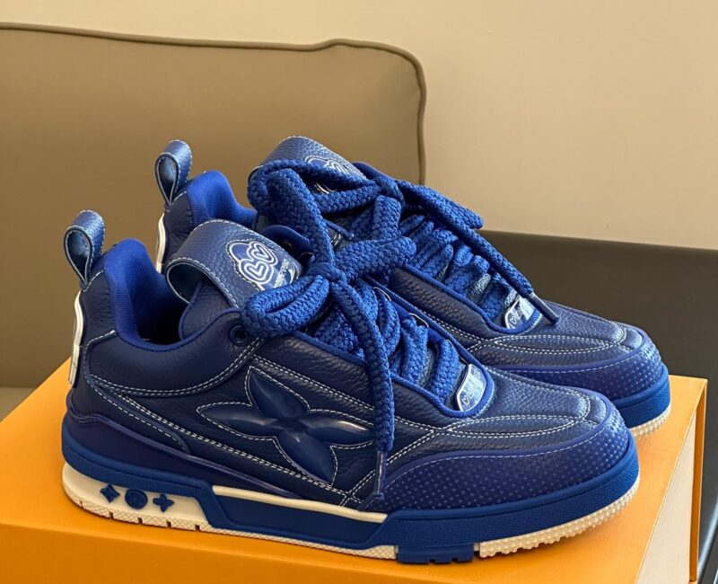 Louis Vuitton LV Skate Sneaker Blue Best Quality