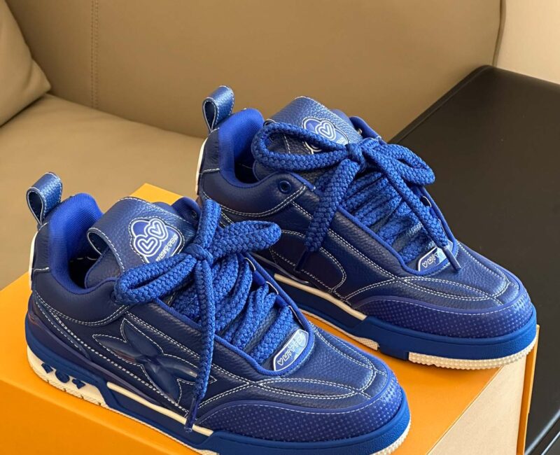 Louis Vuitton LV Skate Sneaker Blue Best Quality