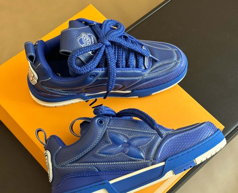 Louis Vuitton LV Skate Sneaker Blue Best Quality