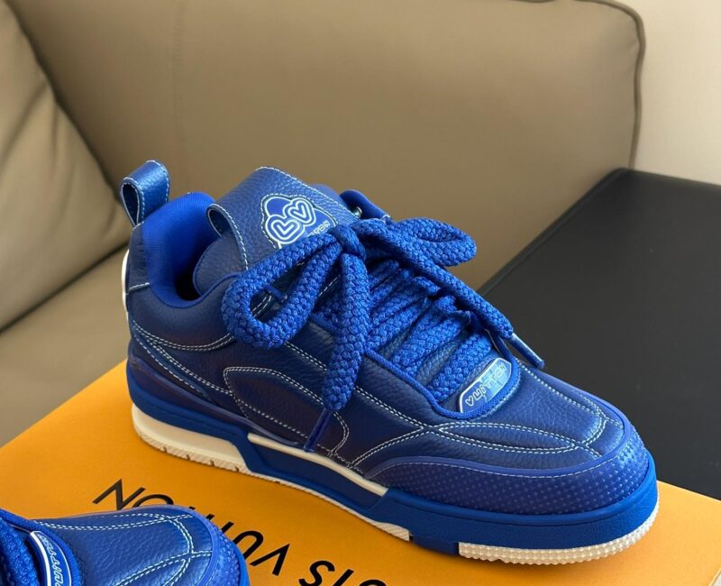 Louis Vuitton LV Skate Sneaker Blue Best Quality
