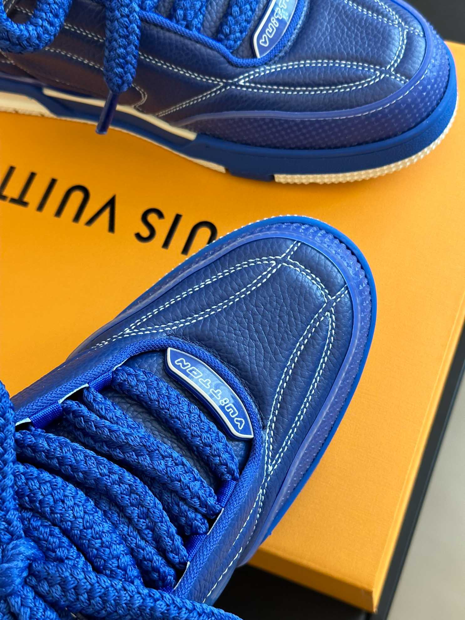 Louis Vuitton LV Skate Sneaker Blue Best Quality