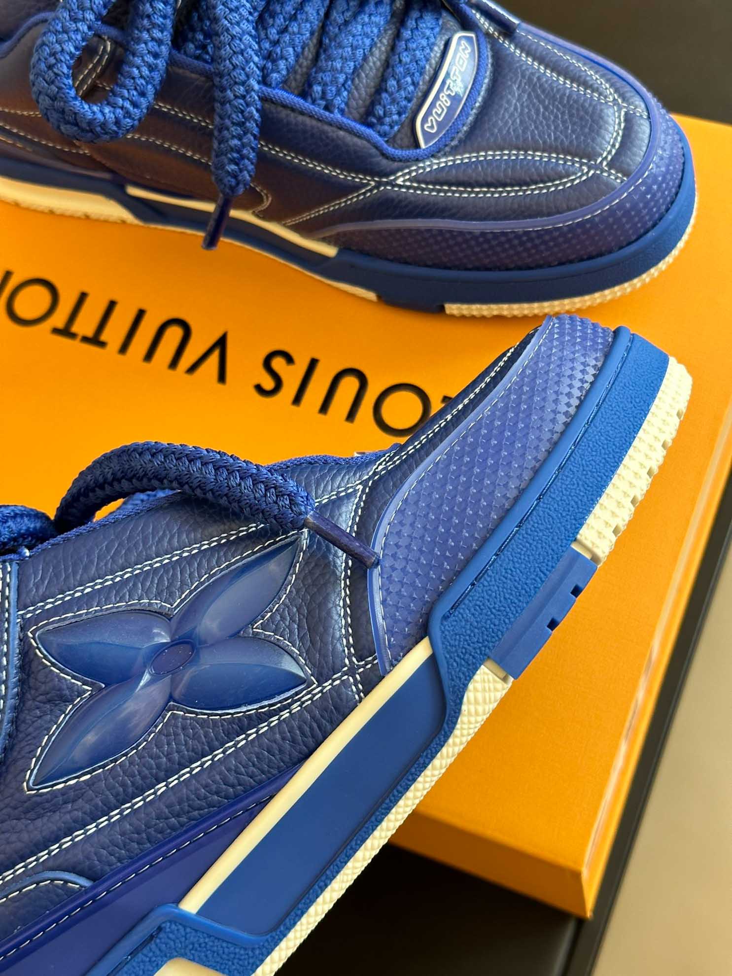 Louis Vuitton LV Skate Sneaker Blue Best Quality