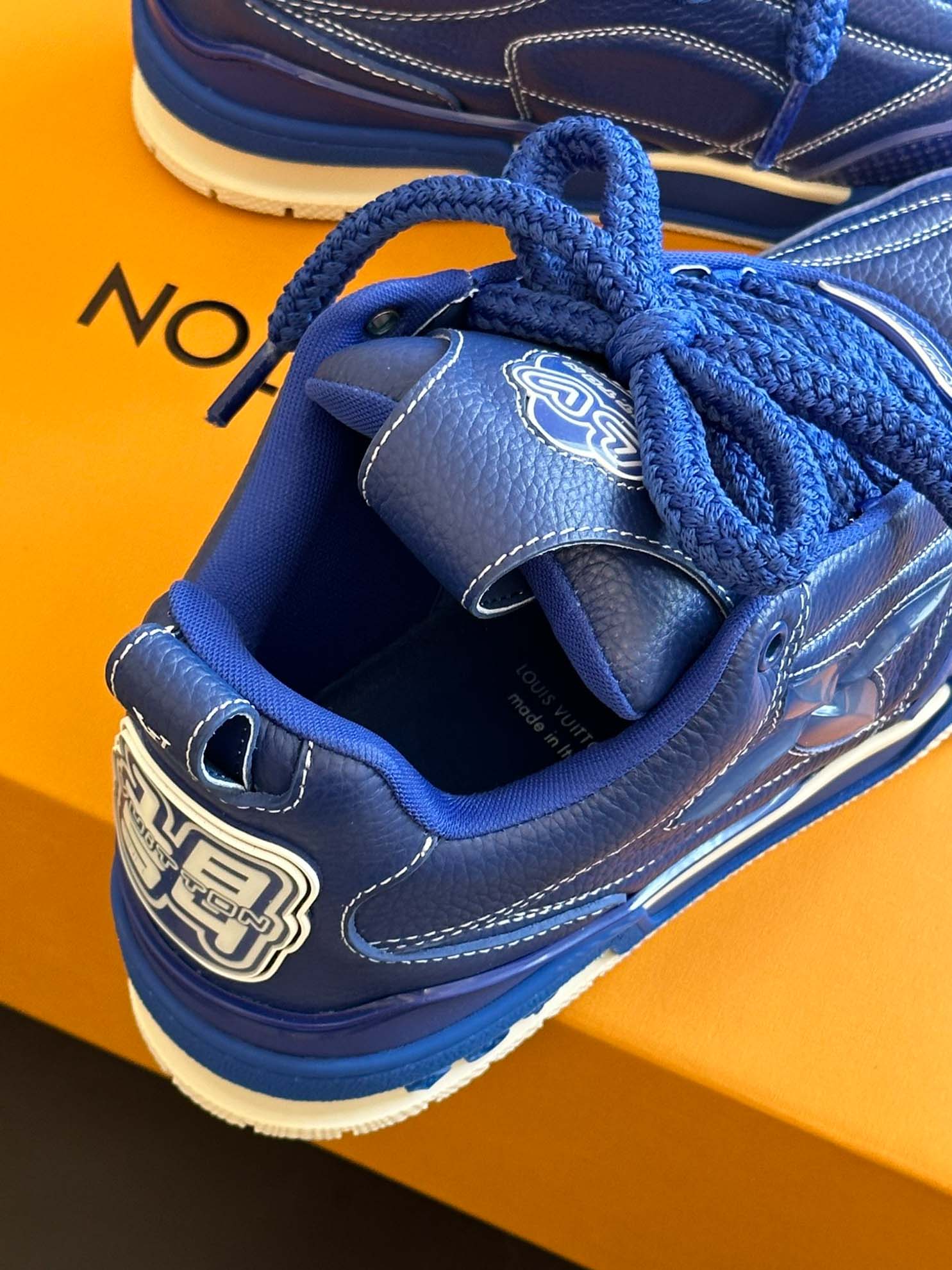 Louis Vuitton LV Skate Sneaker Blue Best Quality