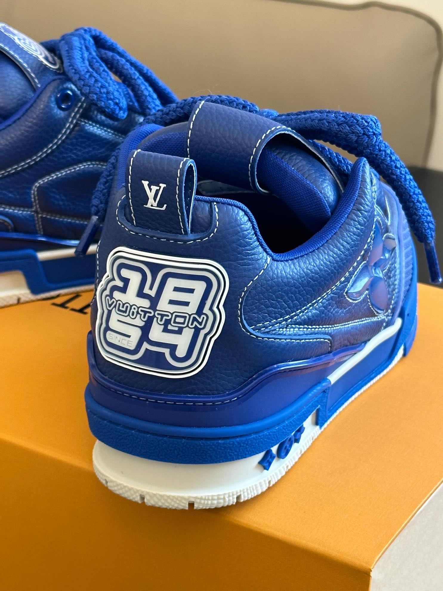 Louis Vuitton LV Skate Sneaker Blue Best Quality