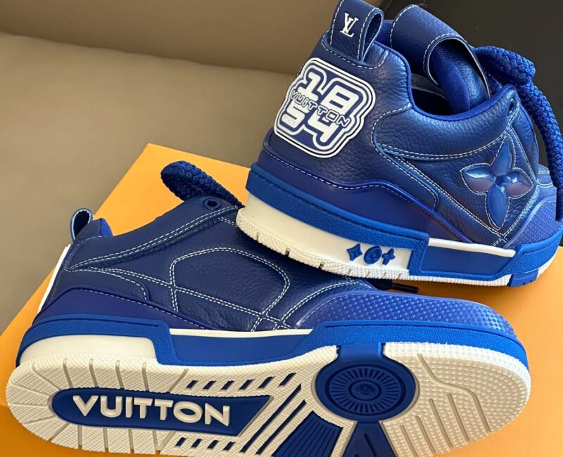 Louis Vuitton LV Skate Sneaker Blue Best Quality