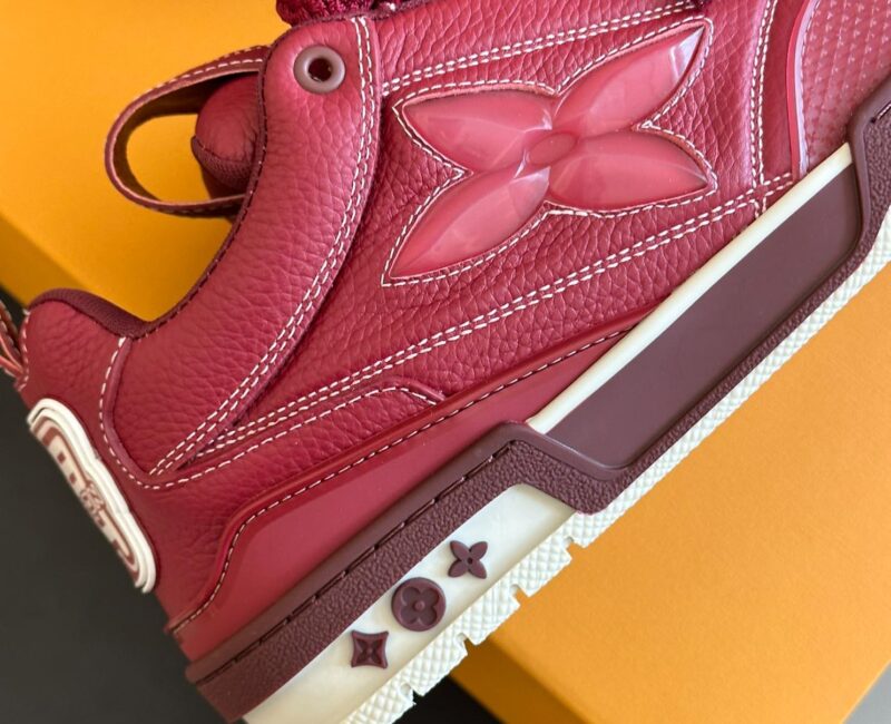 Louis Vuitton LV Skate Sneaker Bordeaux Red Best Quality