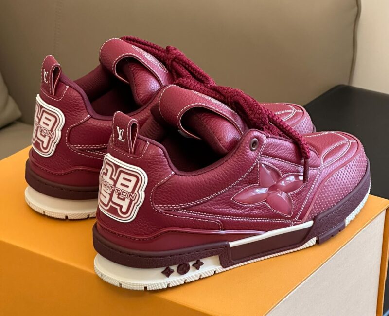 Louis Vuitton LV Skate Sneaker Bordeaux Red Best Quality