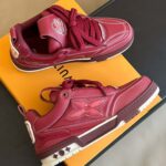Louis Vuitton LV Skate Sneaker Bordeaux Red Best Quality