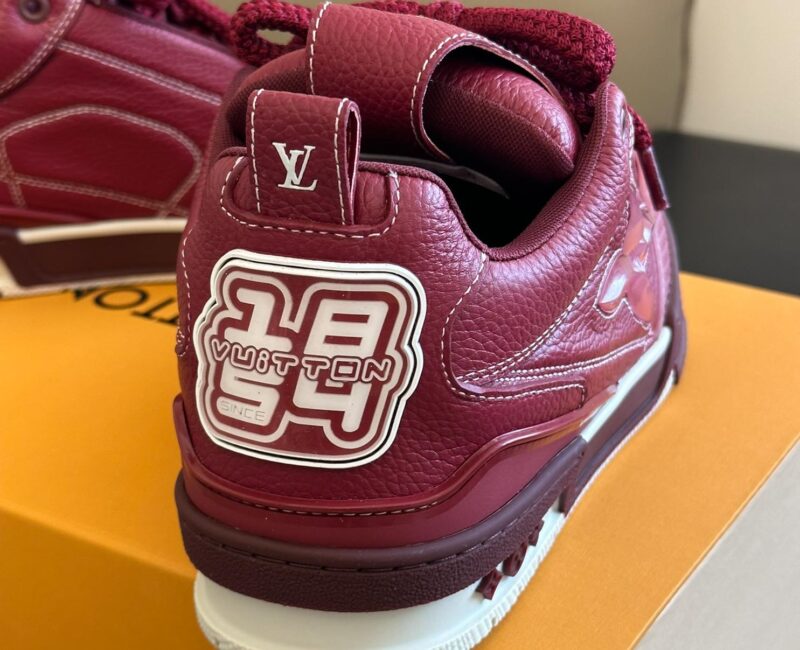 Louis Vuitton LV Skate Sneaker Bordeaux Red Best Quality