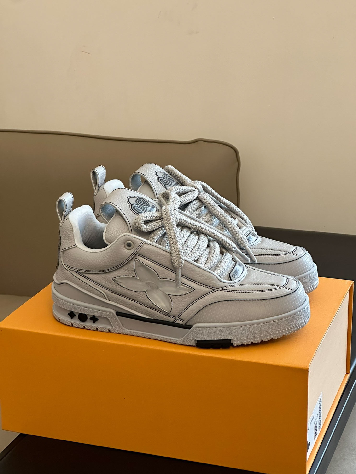 Louis Vuitton Skate Trainer Blue Swarovski Monogram Best Quality