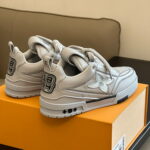 Louis Vuitton Skate Trainer Blue Swarovski Monogram Best Quality