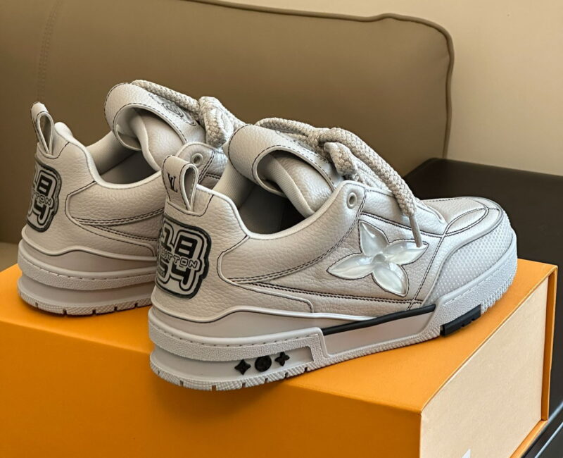 Louis Vuitton Skate Trainer Blue Swarovski Monogram Best Quality