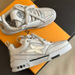 Louis Vuitton Skate Trainer Blue Swarovski Monogram Best Quality