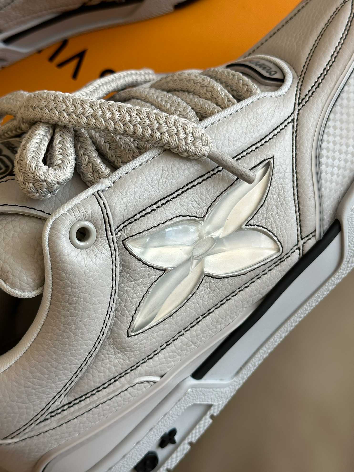 Louis Vuitton Skate Trainer Blue Swarovski Monogram Best Quality