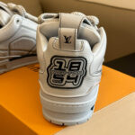 Louis Vuitton Skate Trainer Blue Swarovski Monogram Best Quality