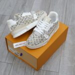 Louis Vuitton Lv Trainer #54 Monogram Sọc Beige Best Quality