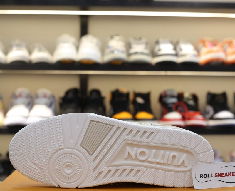 Louis Vuitton Lv Trainer #54 Monogram Sọc Beige Best Quality