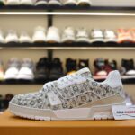 Louis Vuitton Lv Trainer #54 Monogram Sọc Beige Best Quality