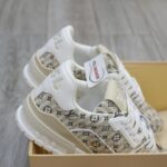 Louis Vuitton Lv Trainer #54 Monogram Sọc Beige Best Quality