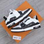 Louis Vuitton Lv Trainer #54 Signature Black White