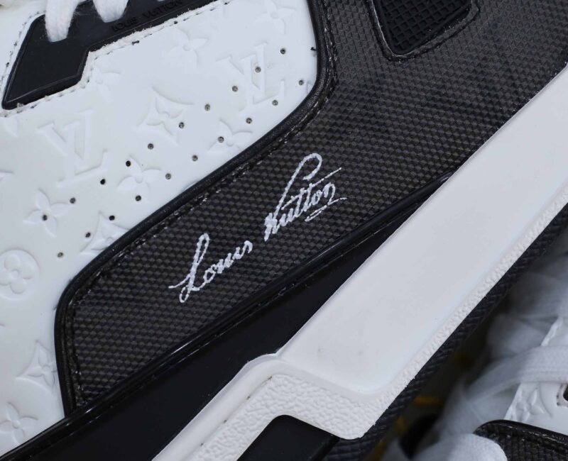 Louis Vuitton Lv Trainer #54 Signature Black White