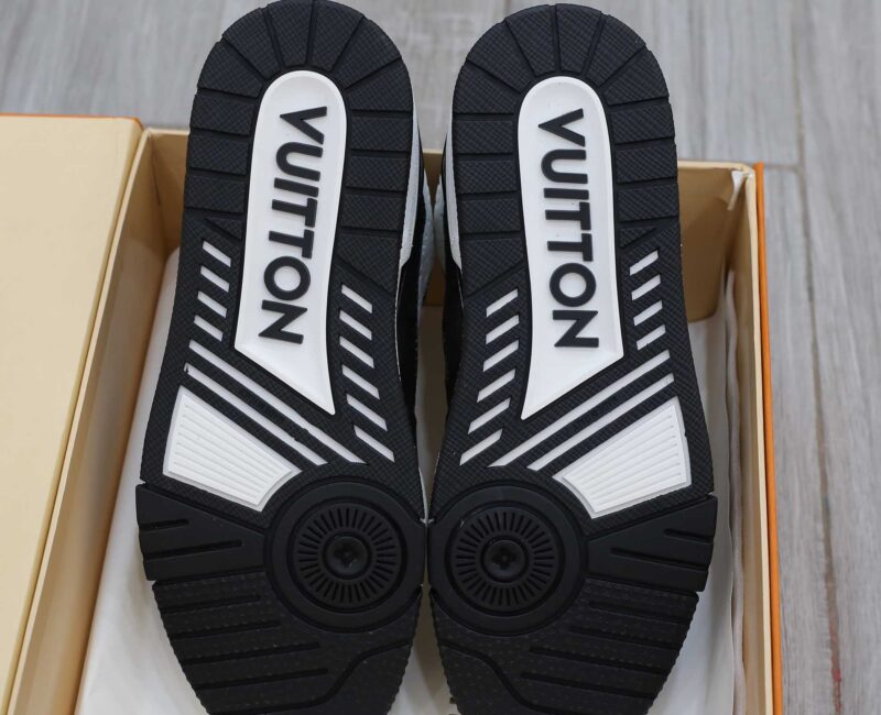 Louis Vuitton Lv Trainer #54 Signature Black White