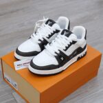 Louis Vuitton Lv Trainer #54 Signature Black White