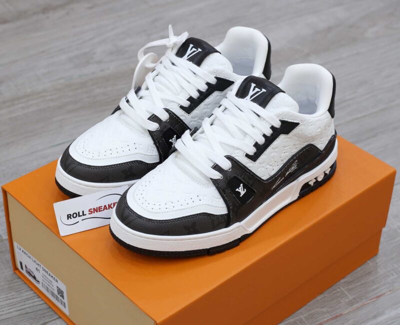 Louis Vuitton Lv Trainer #54 Signature Black White