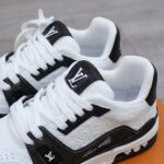Louis Vuitton Lv Trainer #54 Signature Black White