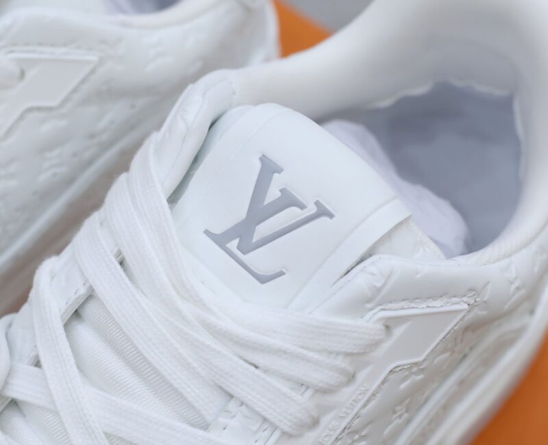 Louis Vuitton Lv Trainer #54 Signature Full White Monogram Dập Chìm
