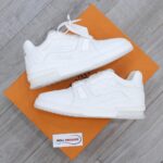Louis Vuitton Lv Trainer #54 Signature Full White Monogram Dập Chìm