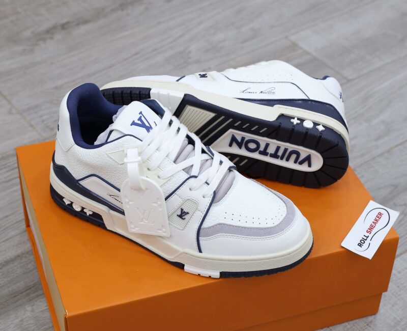 Louis Vuitton Lv Trainer #54 Signature Marine Blue