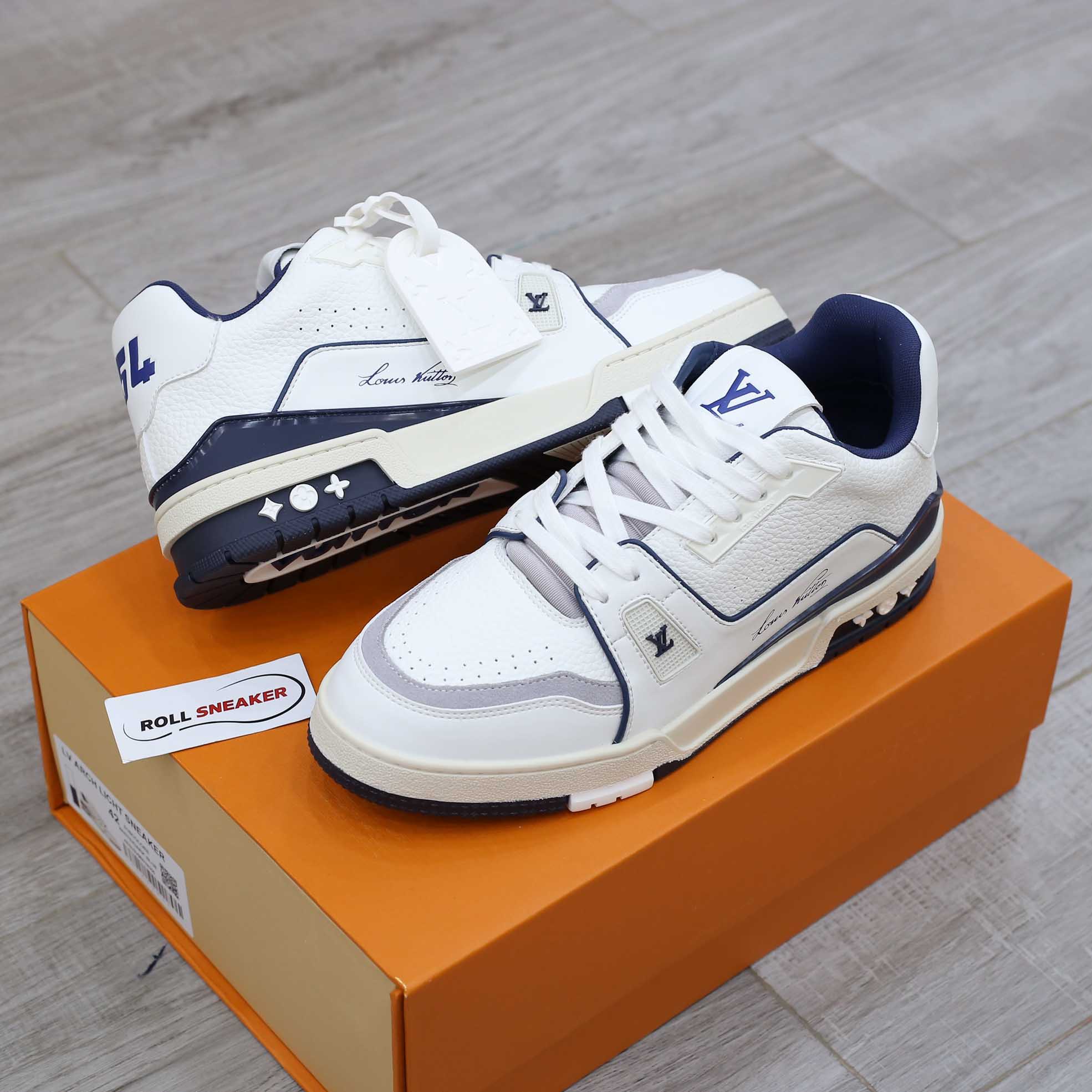 Louis Vuitton Lv Trainer #54 Signature Marine Blue