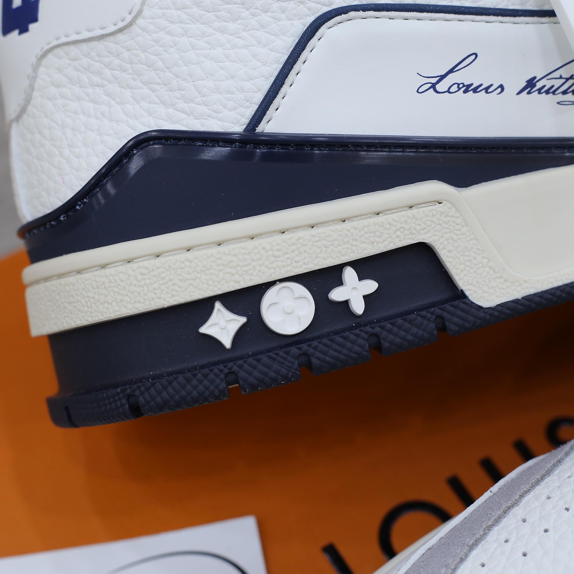 Louis Vuitton Lv Trainer #54 Signature Marine Blue