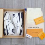 Louis Vuitton Lv Trainer #54 Signature Marine Blue