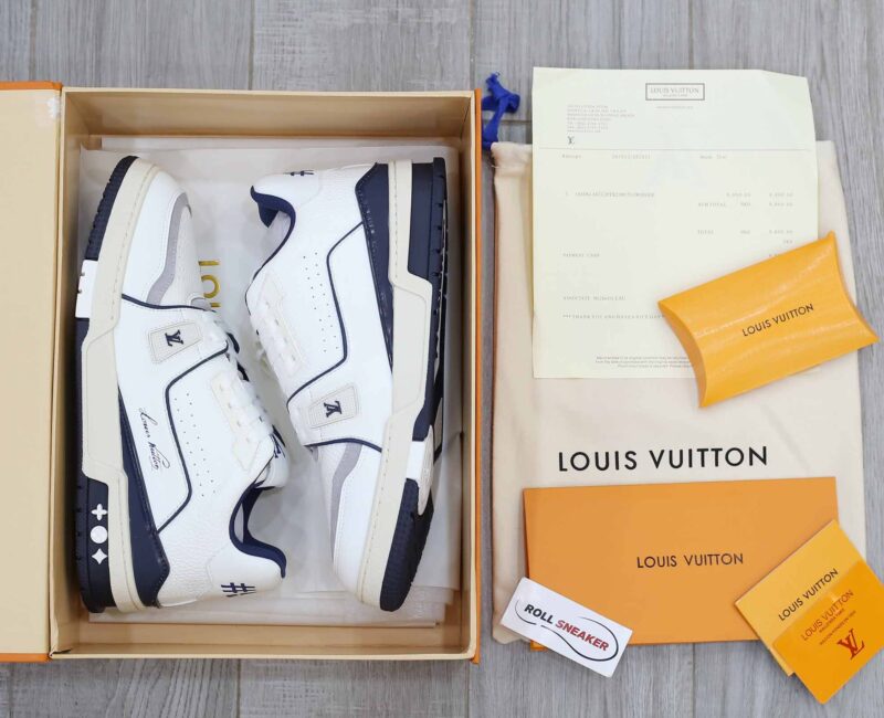 Louis Vuitton Lv Trainer #54 Signature Marine Blue