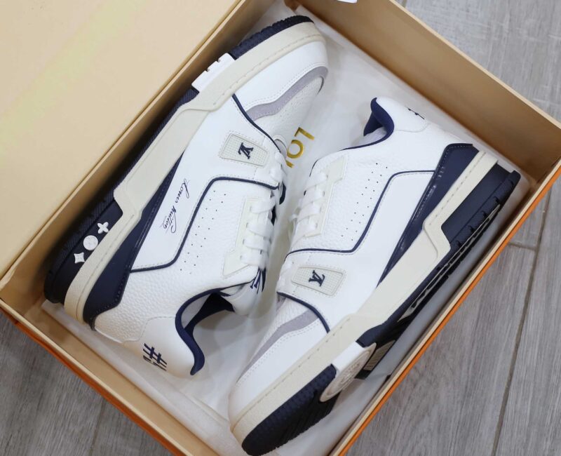 Louis Vuitton Lv Trainer #54 Signature Marine Blue