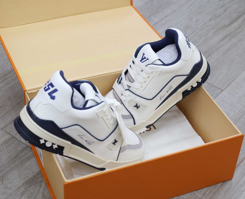 Louis Vuitton Lv Trainer #54 Signature Marine Blue