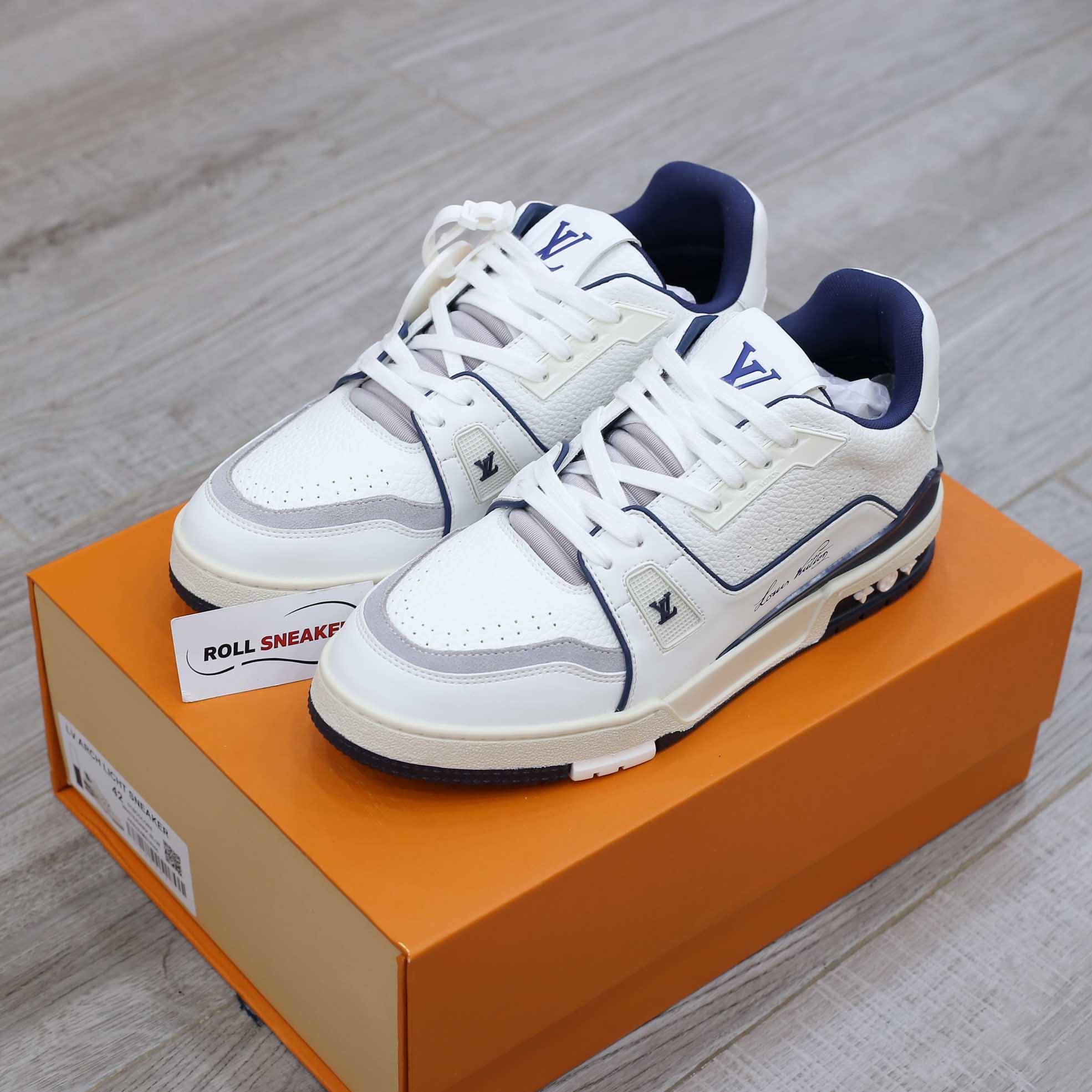 Louis Vuitton Lv Trainer #54 Signature Marine Blue